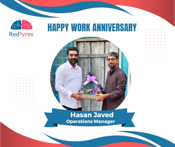 Hasan’s Work Anniversary