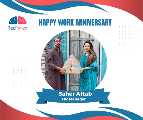 Saher’s 1st Work Anniversary